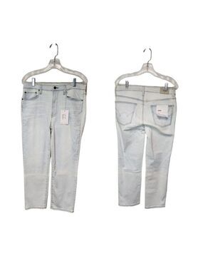 Edwin Maddox Cropped Slim Jeans Light Blue Size 30